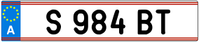 Truck License Plate